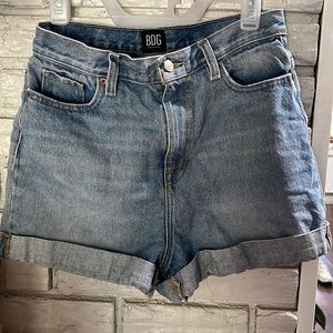 BDG urban outfitters high waisted denim jean shorts